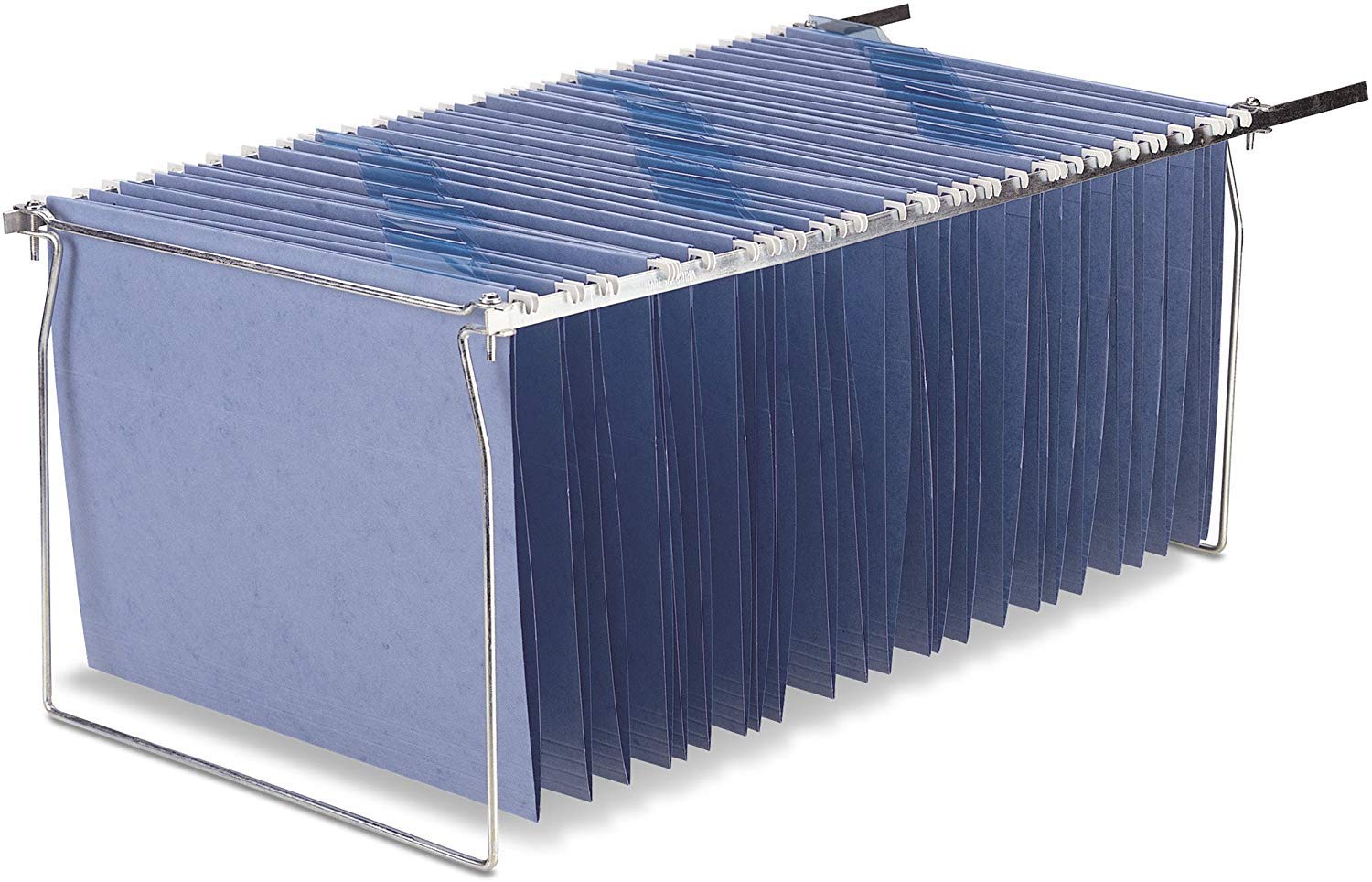 Officemate Steel Hanging File Frames - Letter Size (2 Pack of 6 Sets, Total 12) - Durable File Organizer for Office, Home & School Document Storage