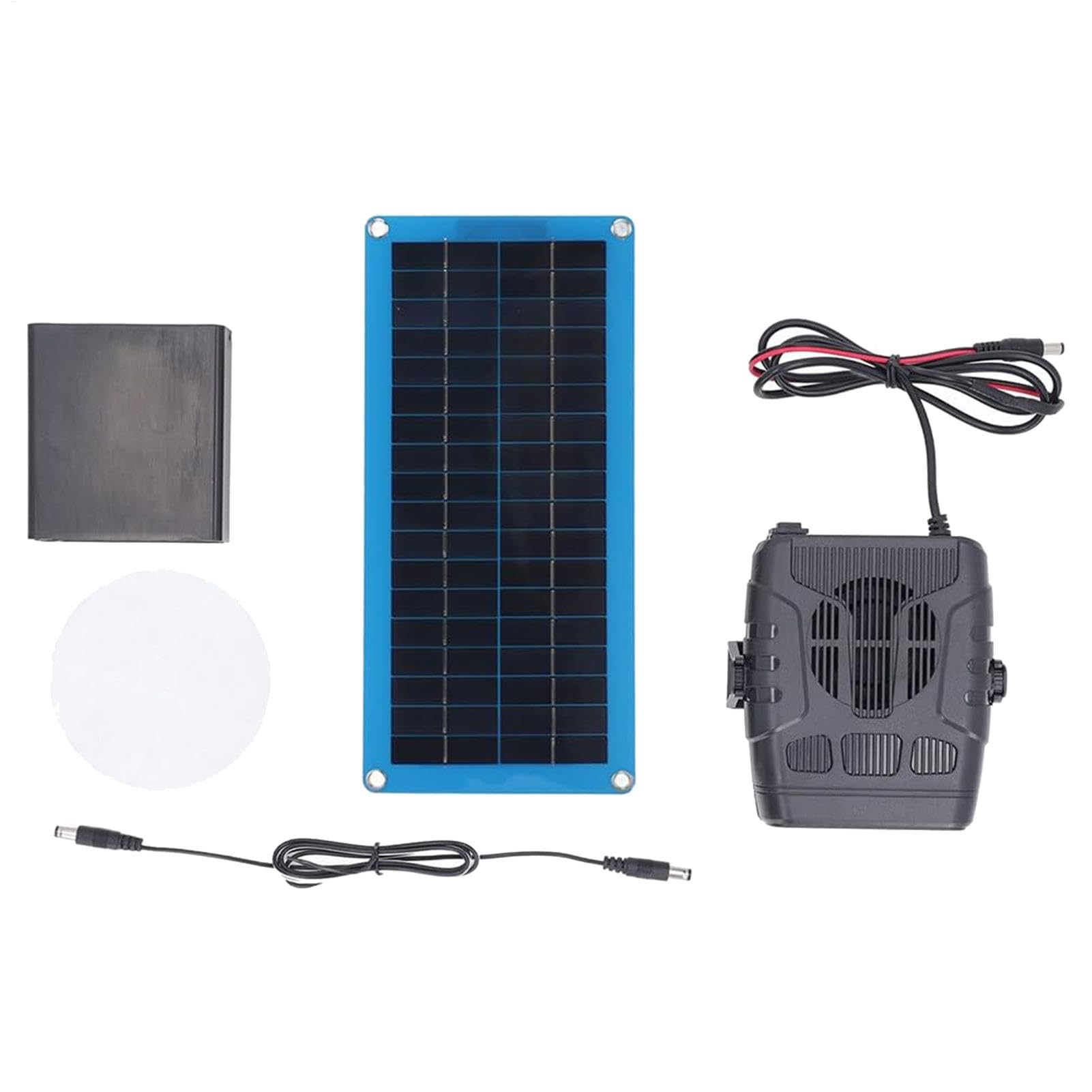 30W Solar Powered Chicken Coop Heater with Rechargeable Battery - Solar Panel Pet House Heater for Outdoor Use - Perfect for Poultry Coops, Dog Houses & Small Animal Shelters in Winter