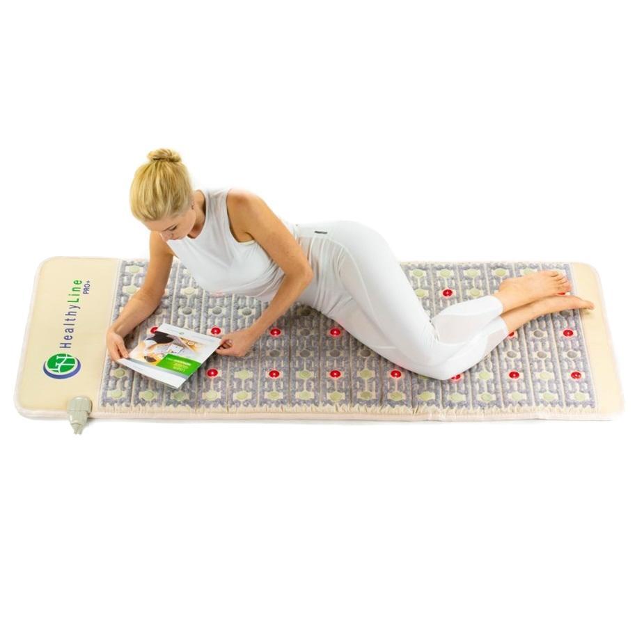 Premium Full-Sized TAJ Gemstone Yoga Mat with 5 Natural Healing Therapies - Perfect for Hot Yoga, Meditation & Home Workouts