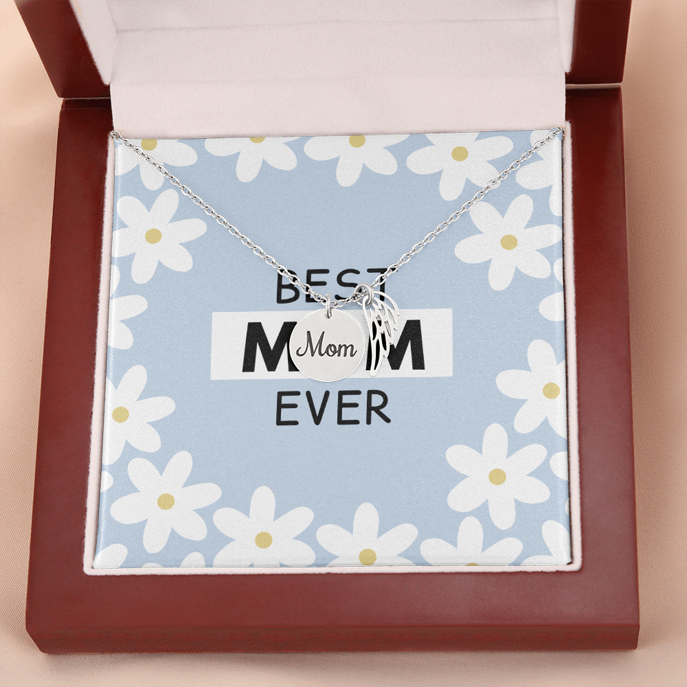 Best Mom Ever Jewelry Gift - Elegant Necklace for Mother's Day, Birthday, Anniversary | Perfect for Gifting, Special Occasions & Everyday Wear