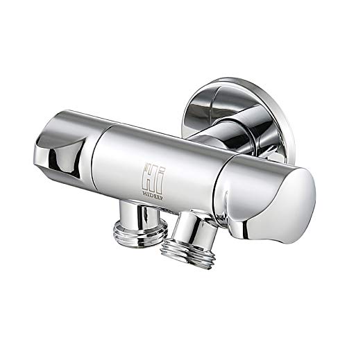 Handheld Toilet Sprayer - Dual Switch Brass Shower Spray Head for Bathroom Cleaning, Cloth Diaper Rinse & Pet Washing | Round Spray Gun Design | Perfect for Baby Care, Pet Grooming & Household Hygiene