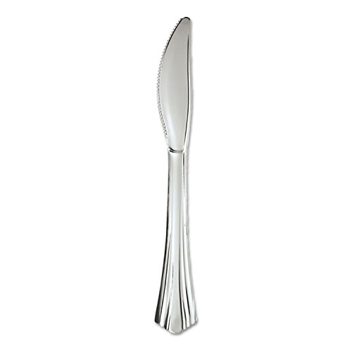 Premium Heavyweight Plastic Utensils Set - Durable & Stylish Flatware for Parties, Picnics, Camping & Everyday Use - WNA Reflections 630155