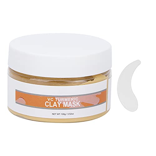 Vitamin C Mud Mask 100ML/3.3oz - 100% Natural Facial Moisturizer for Pore Cleansing & Oil Control - Brightening Skin Care Treatment for Acne, Blackheads & Dull Skin - Perfect for Daily Skincare Routine & Spa Night