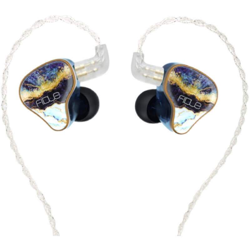 Fidue GEM4 4BA High-Fidelity In-Ear Monitor Earphones with Balanced Armature Drivers - Perfect for Audiophiles, Musicians & Studio Recording