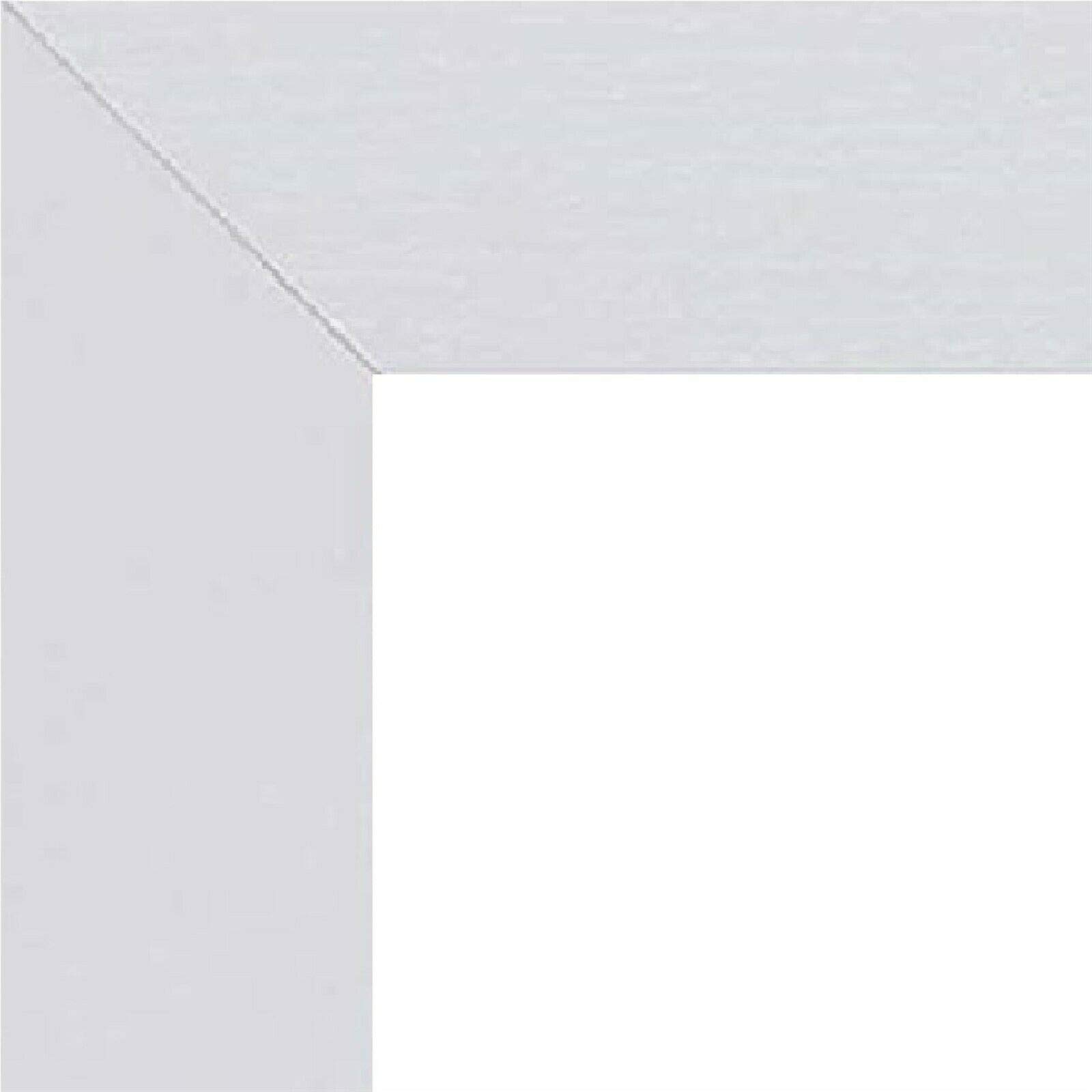 12x18 Chalk White 1.25 Inch Flat Wood Composite MDF Picture Frame - Set of 4 Wall Decor for Living Room, Bedroom & Office Photos