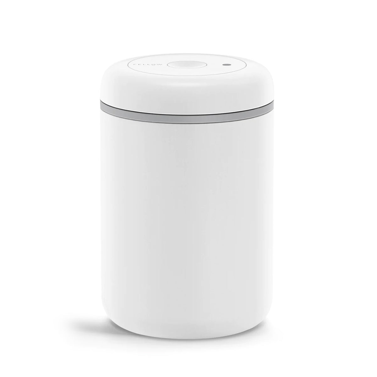 Fellow Atmos Coffee Canister 1.2L (40oz) - Airtight Vacuum Seal for Freshness, Matte White Design - Perfect for Kitchen Countertop, Pantry Storage & Coffee Bean Preservation