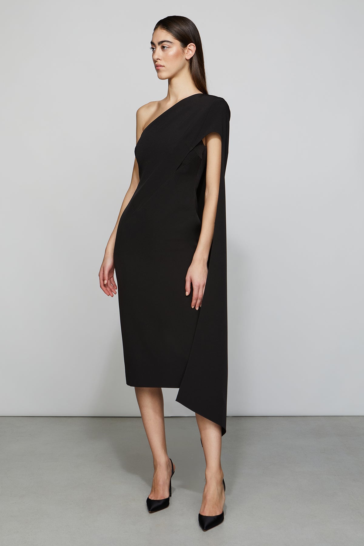 Elegant One Shoulder Dress by Et Ochs Quinn - Perfect for Cocktail Parties, Weddings & Evening Events
