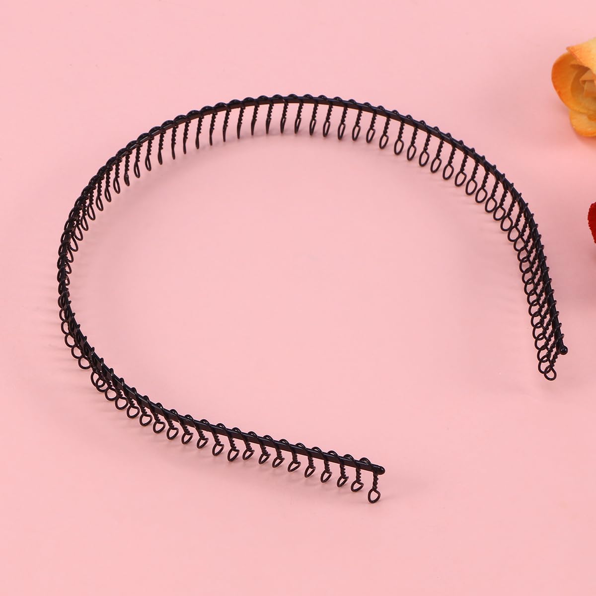 Metal Teeth Headband for Women - Non-Slip Hair Band with Comb, Stylish Hair Loop for Women | Perfect for Workouts, Yoga, and Everyday Hairstyling