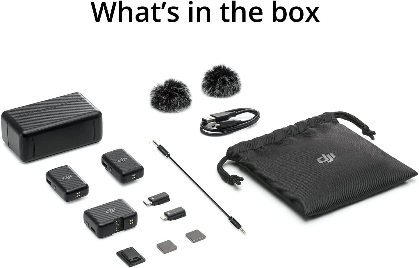DJI Mic 2-Person Compact Digital Wireless Microphone System for Vlogging, Interviews & Content Creation - Professional-Grade Audio for YouTube, TikTok & Live Streaming