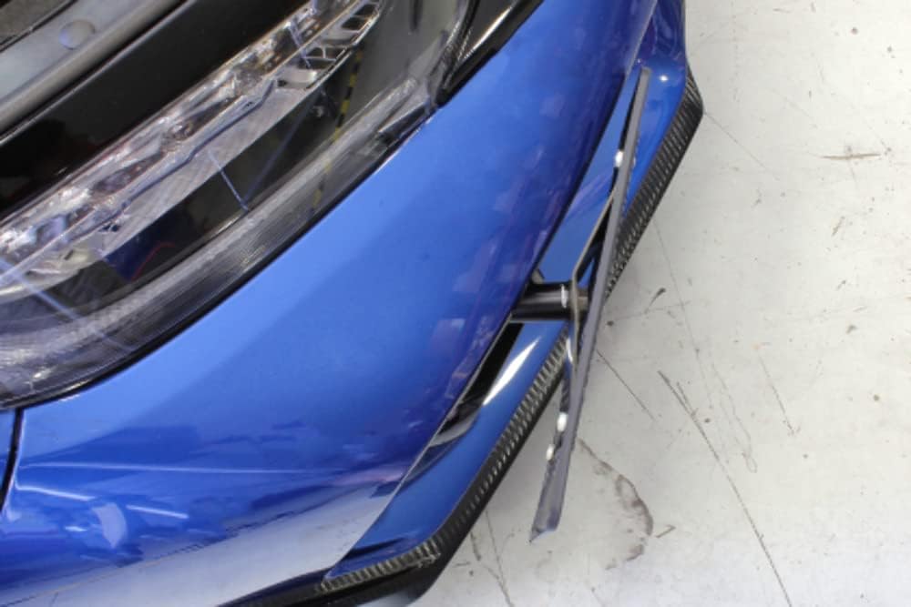 Perrin License Plate Relocate Kit for 2017-2023 Honda Civic Si & Type R - Front Bumper Mounting Bracket - Perfect for Car Shows & Track Days