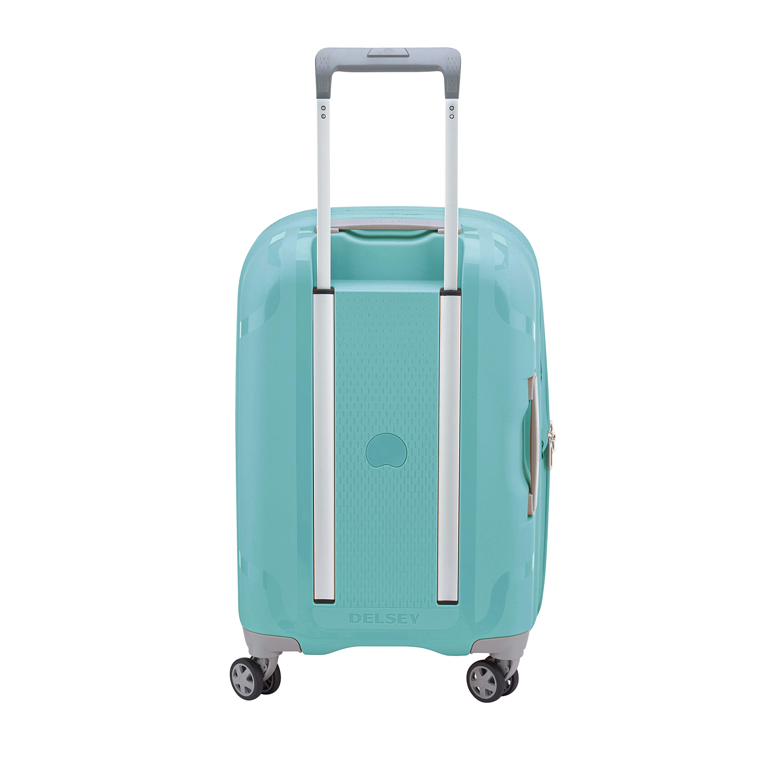 Delsey Paris Clavel 30 Inch Hardside Expandable Spinner Luggage - Teal Checked Large Suitcase for Travel, Business Trips & Vacations | Durable & Lightweight