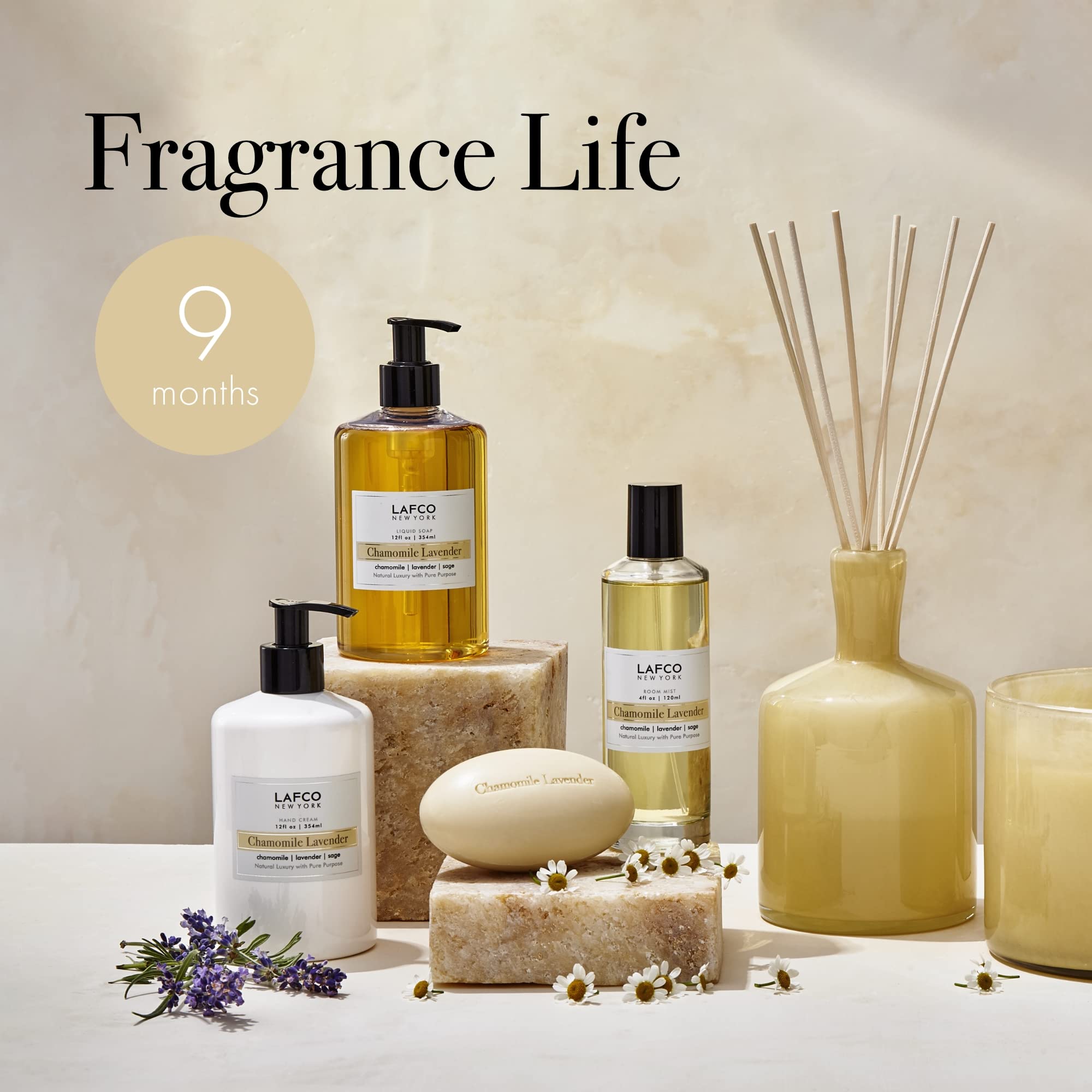 LAFCO Premium Home Fragrance Diffuser - Aromatherapy Essential Oil Diffuser for Relaxation, Stress Relief & Better Sleep - Perfect for Living Room, Bedroom, Office & Spa