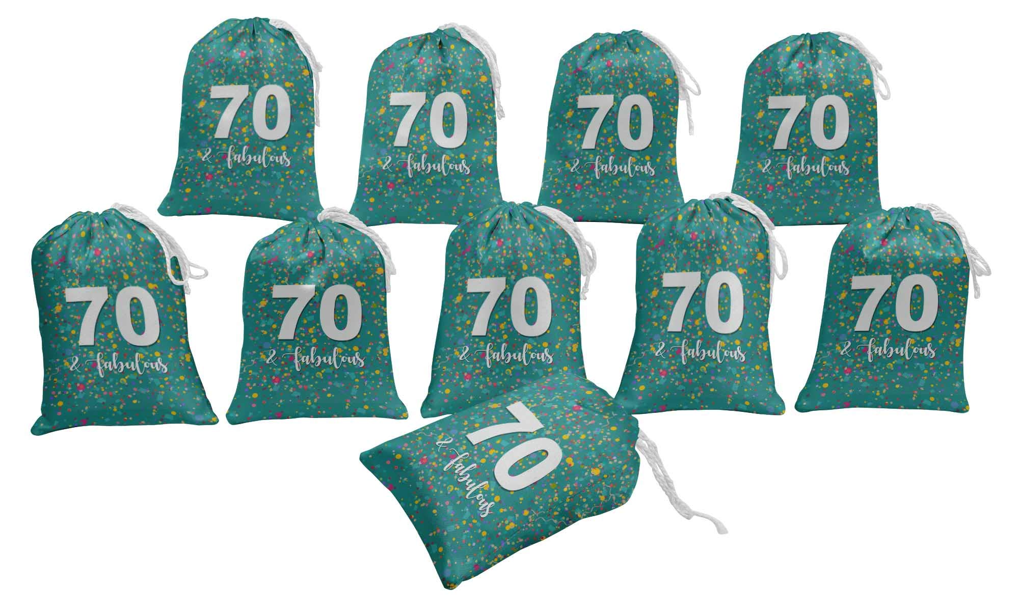 Custom Blue Birthday Party Favor Bags - 15-Piece Set for Gifts & Souvenirs | Perfect for Baby Showers, Bridal Parties & Special Events