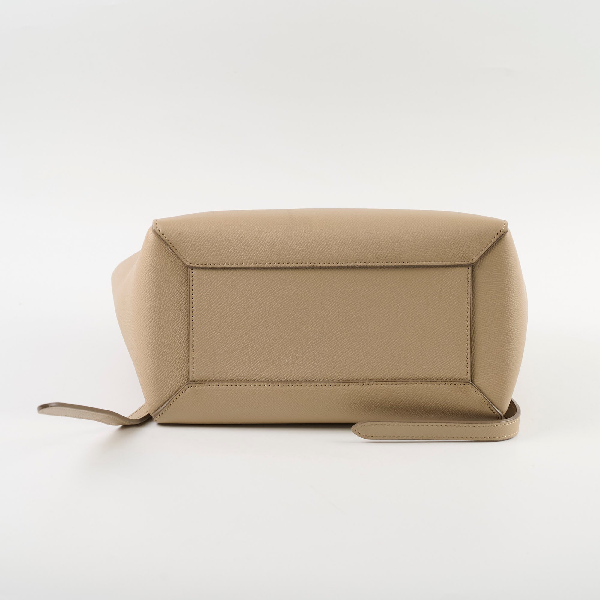 Celine Nano Grained Calfskin Belt Bag in Taupe - Stylish Crossbody Purse for Women, Perfect for Everyday Use, Travel & Fashion Outfits