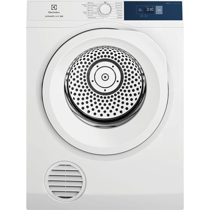 Electrolux EDV705H3WB 7KG Vented Dryer - Energy Efficient Laundry Solution for Home & Apartment Use