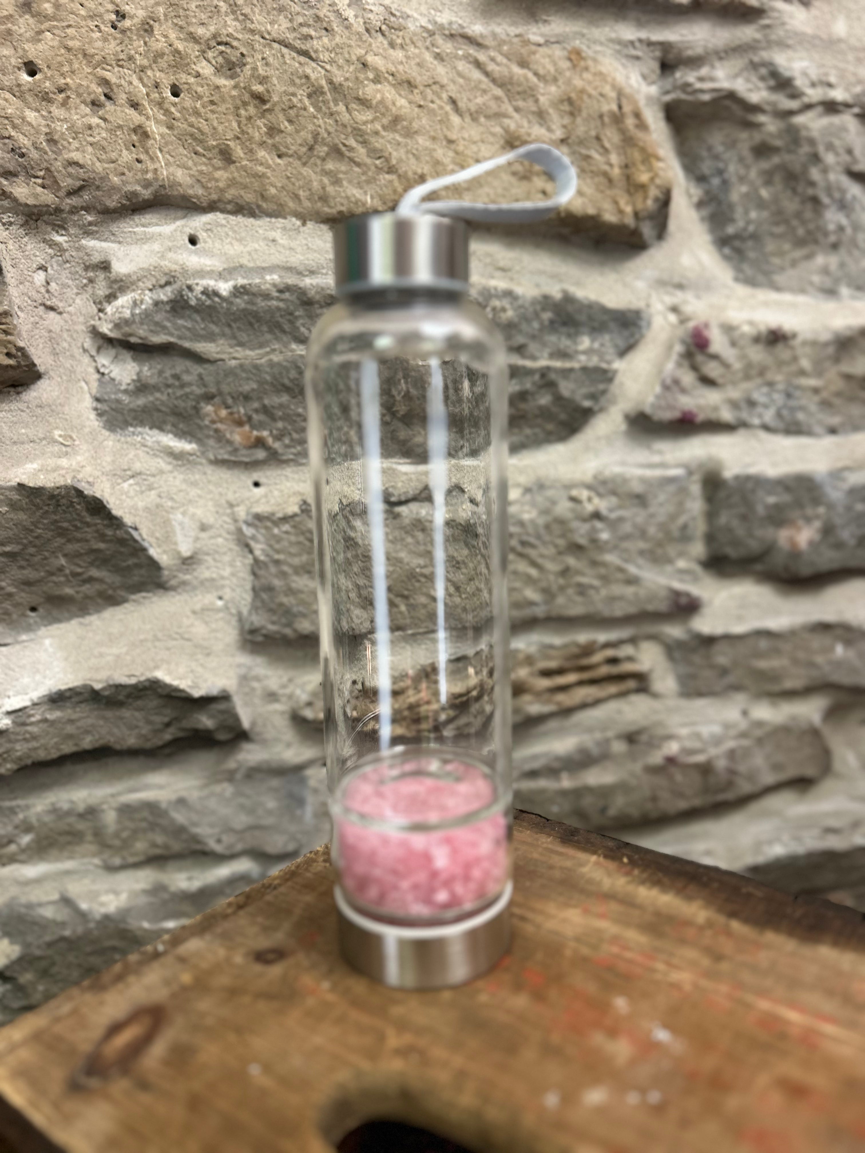 Premium Crystal Glass Water Bottle - BPA-Free, Leak-Proof, Eco-Friendly Reusable Bottle for Home, Office, Gym & Outdoor Activities