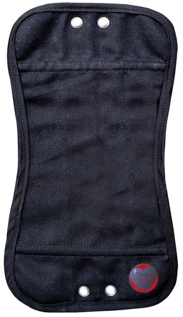 12 Inch Medium Length Black Floating Modesty Panel for Dresses - Perfect for Church, Weddings & Formal Events