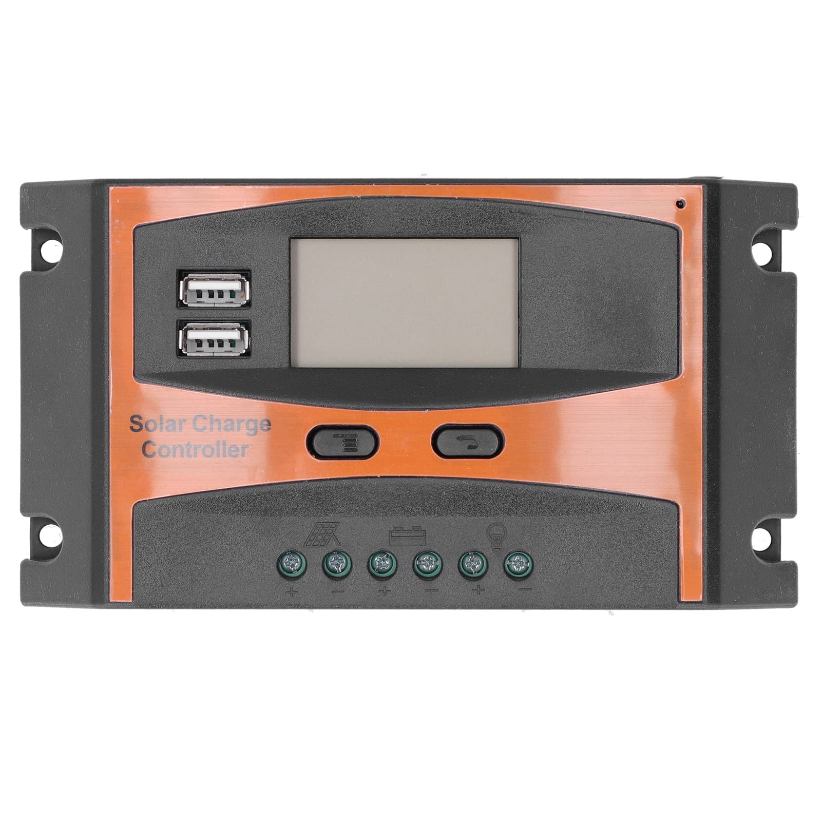 40A Waterproof Solar Charge Controller for Outdoor Garden & Courtyard Use