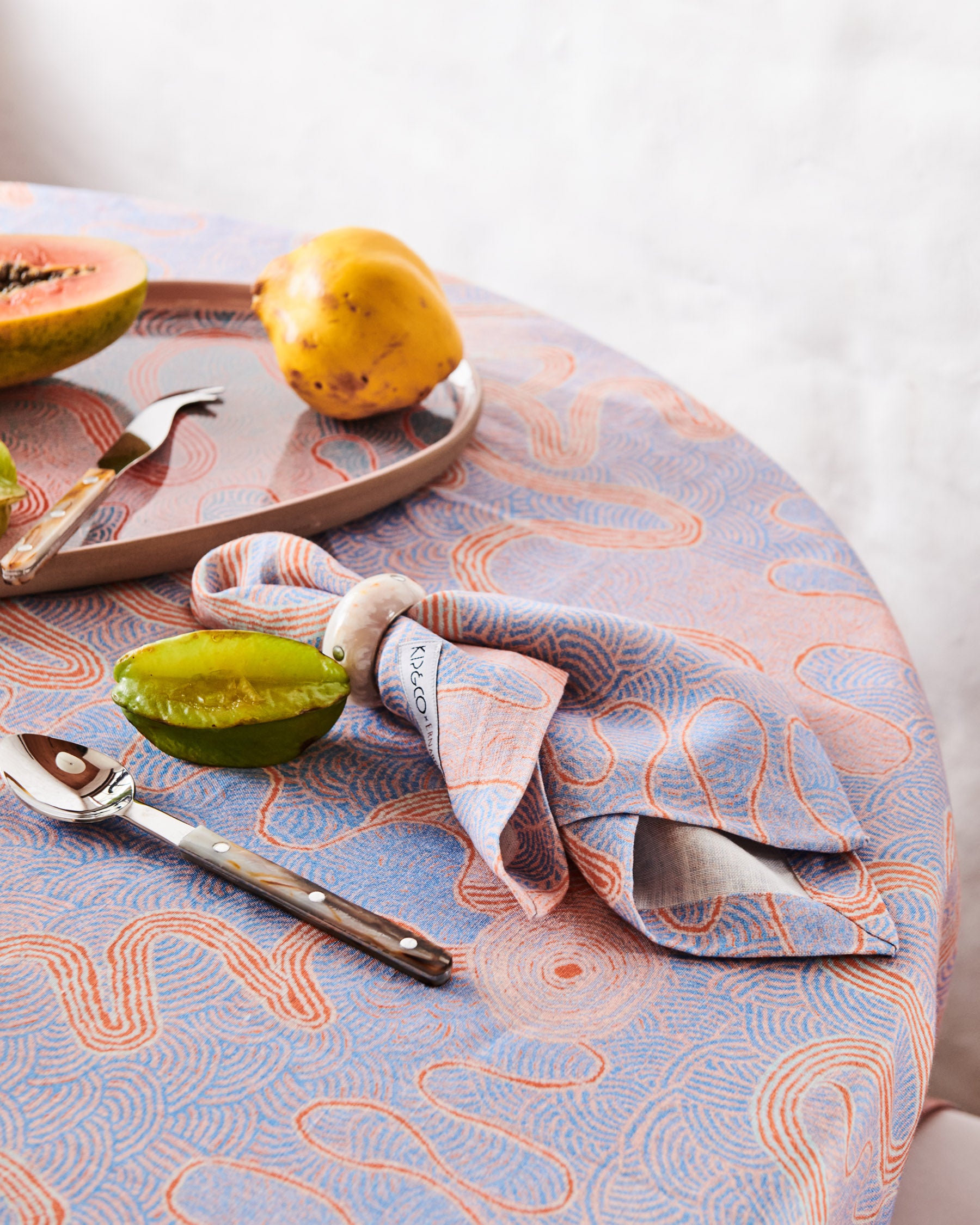 Premium Kalaya Ngura Rectangular Linen Tablecloth - Elegant Dining & Home Decor for Weddings, Parties & Everyday Use
