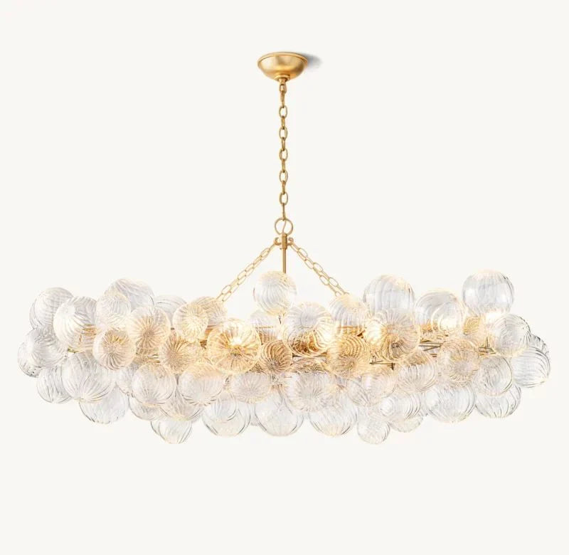 Tammy Linear Glass Ball Chandelier - 63