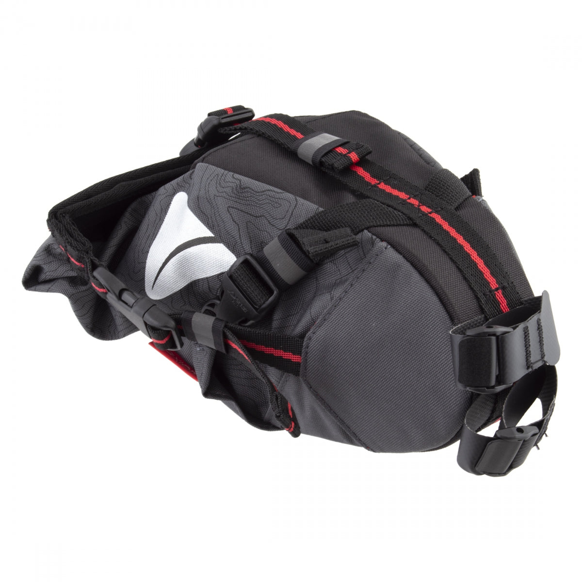 Axiom Seymour Oceanweave 7+ Seatpack Bag Black 10.6x6.3x5.5 Inches - Durable Velcro Straps for Bicycle, Motorcycle & Outdoor Storage - Perfect for Commuting, Travel & Adventure Gear Organization