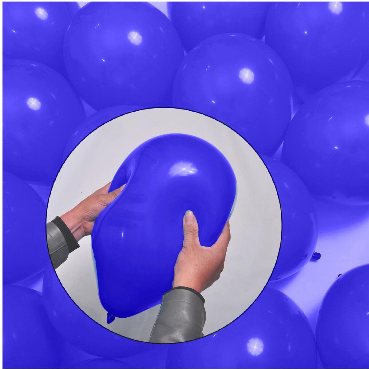 300 Pack 12 Inch Royal Blue Latex Balloons - Bulk Party Balloons for Birthday, Wedding, Baby Shower & Holiday Decorations - Perfect for Indoor & Outdoor Events