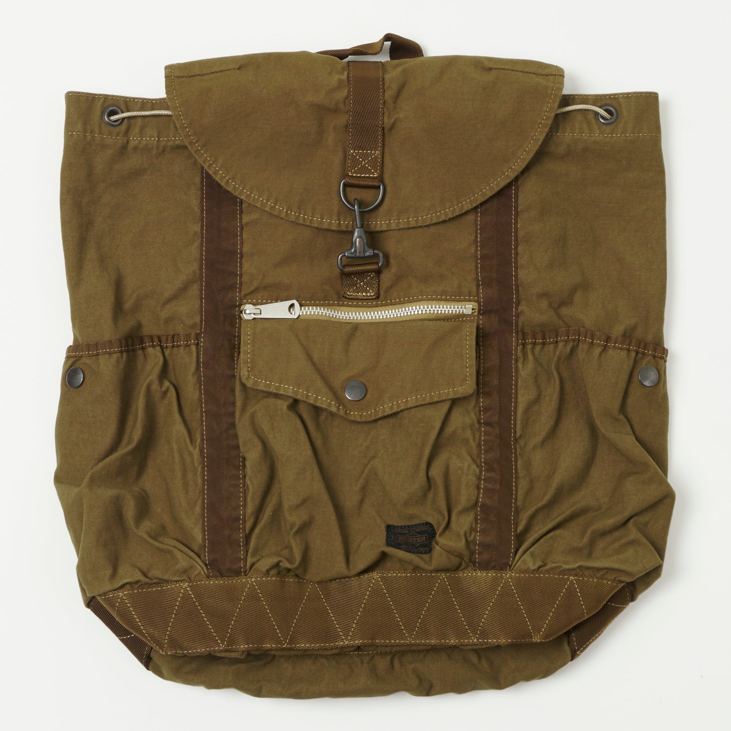Porter Yoshida & Co. Crag Ruck Sack Coyote Backpack - Durable Outdoor Hiking Pack for Men & Women - Perfect for Camping, Travel and Daily Commute
