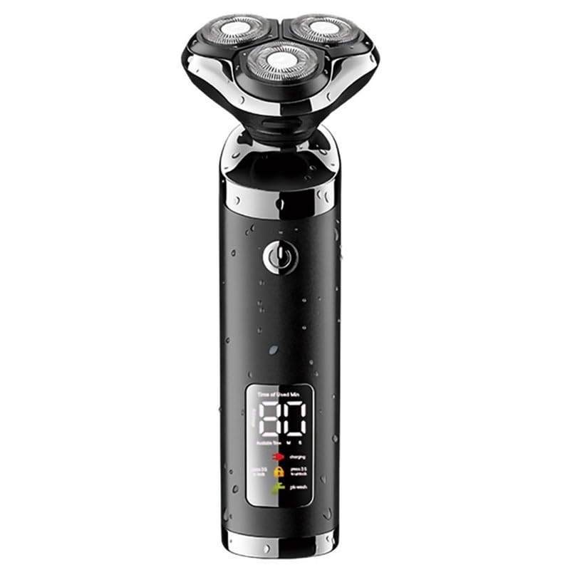 Waterproof Electric Head Shaver for Bald Men - Rechargeable Wet/Dry Shaver with LCD Display | Perfect for Travel, Gym & Daily Grooming