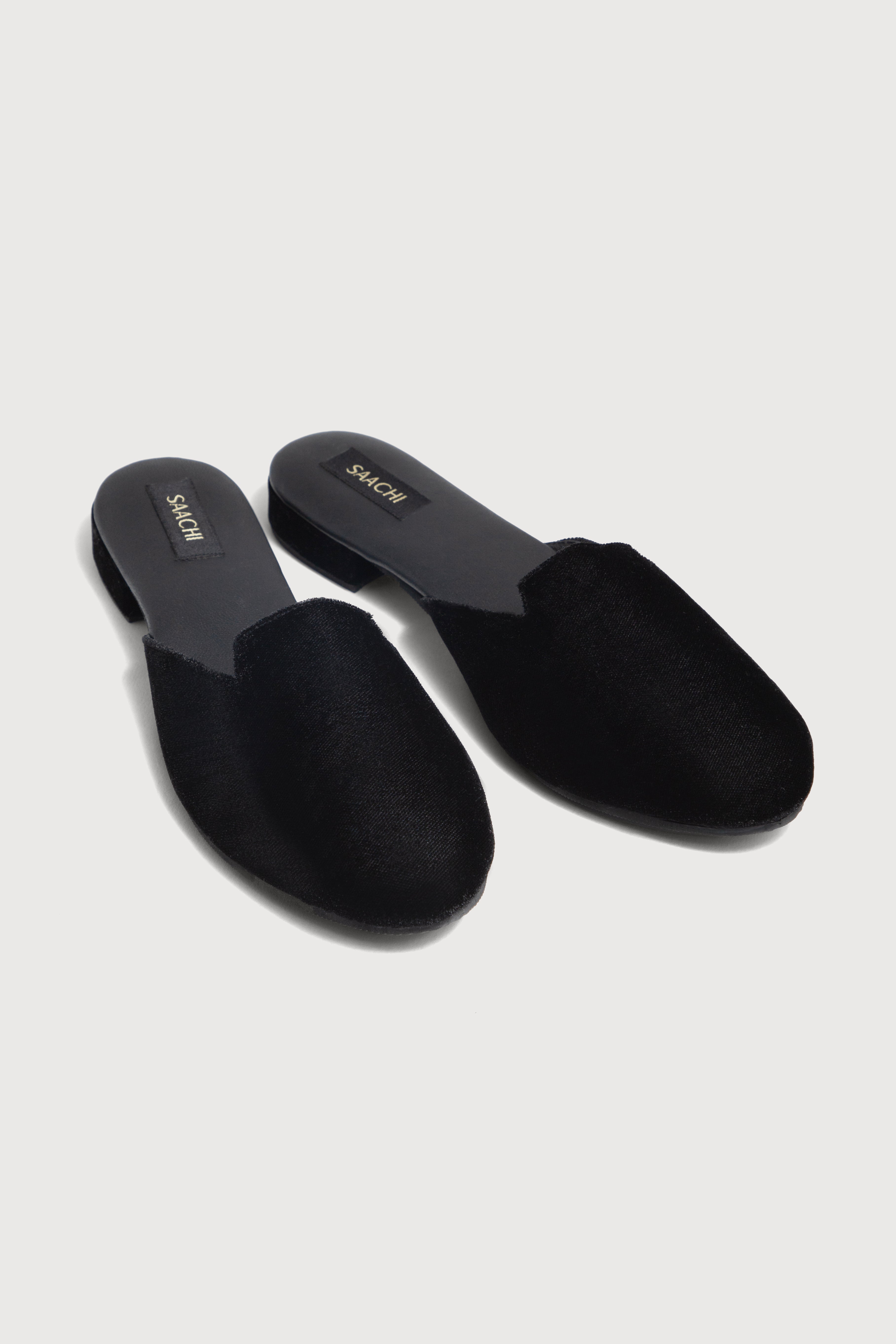 Premium Solid Velvet Slides for Women - Soft & Comfortable House Slippers - Perfect for Indoor, Lounge, Spa & Relaxation at Home