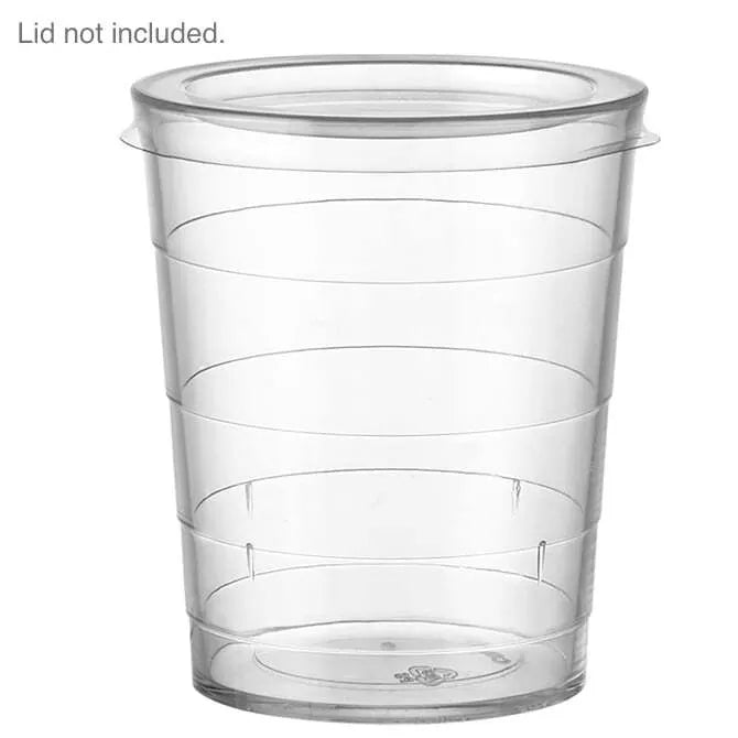 Comatec Mini Glass - Clear Plastic Drinking Cup for Kids, Travel, Picnics & Parties | BPA-Free, Durable & Lightweight