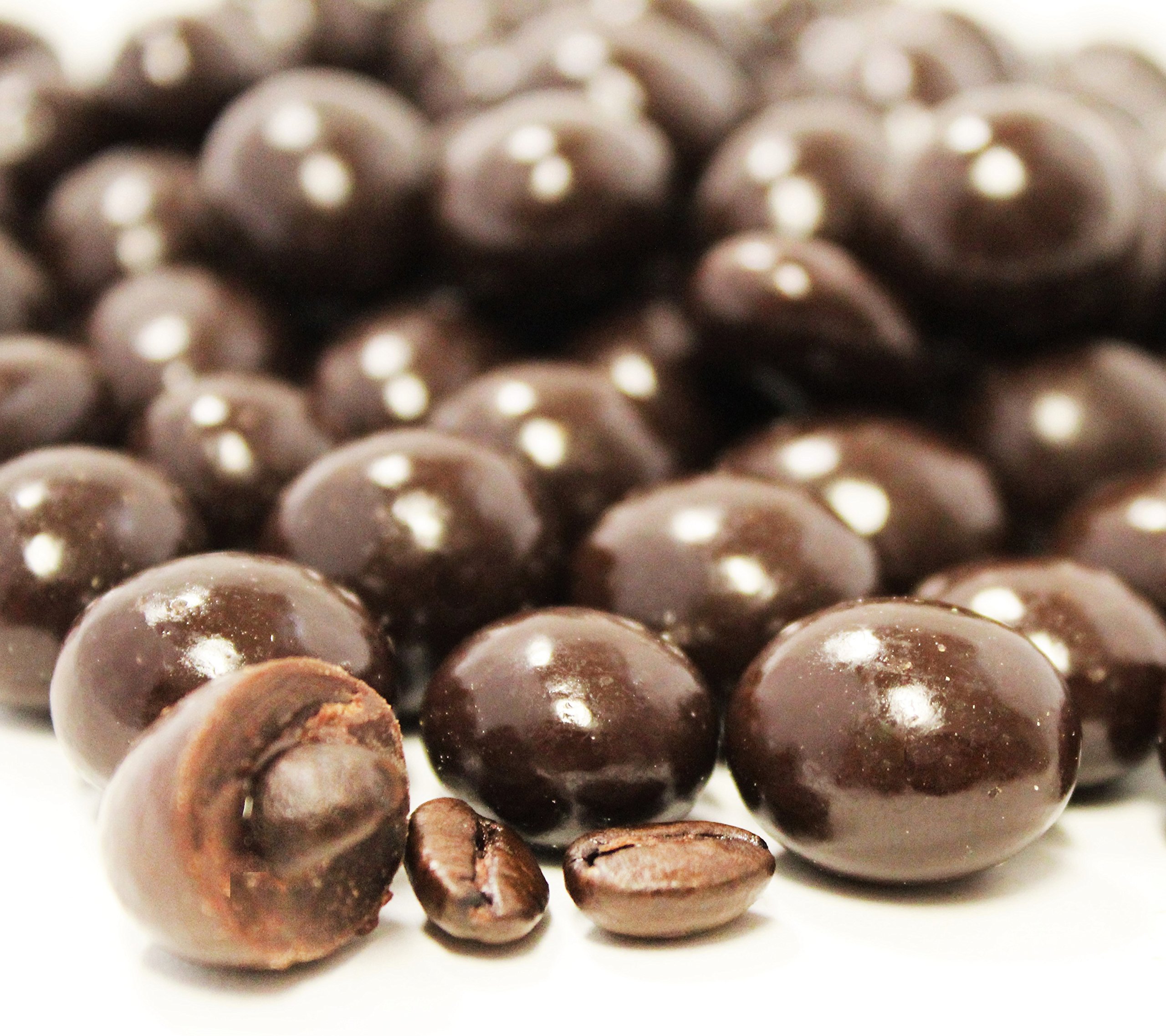 Premium Gourmet Chocolate Covered Espresso Beans - 1 lb Bag of Milk Chocolate Coffee Candy for Energy & Snacking - Perfect for Office, Gifts & Dessert Toppings