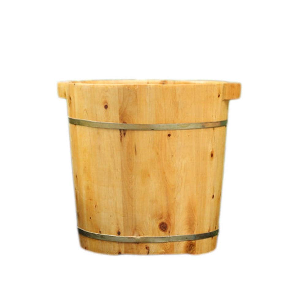 JHDDP3 Wooden Foot Spa Bucket with Massage & Sauna Function - Portable Foot Soaking Tub for Relaxation, Detox, and Pain Relief - Perfect for Home Spa, Yoga Recovery, and Post-Workout Relaxation
