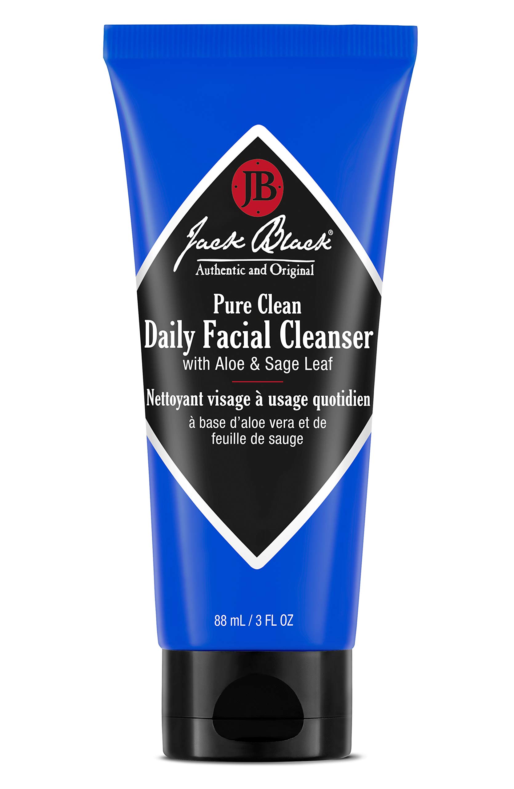 Jack Black Men's 2-in-1 Facial Cleanser & Toner - Daily Face Wash for Skincare & Grooming