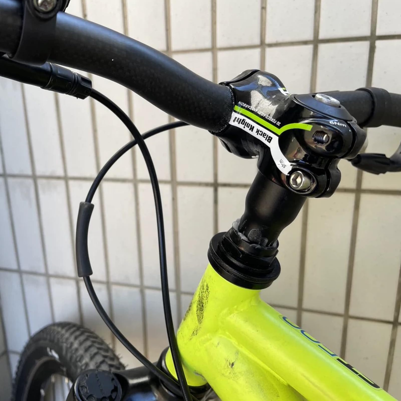 YAPJEB Bike Stem Riser - 22.2mm to 25.4mm Mountain Bike Stem Extender Adapter for Fork Height Adjustment - Perfect for MTB, Road Bikes & Commuting
