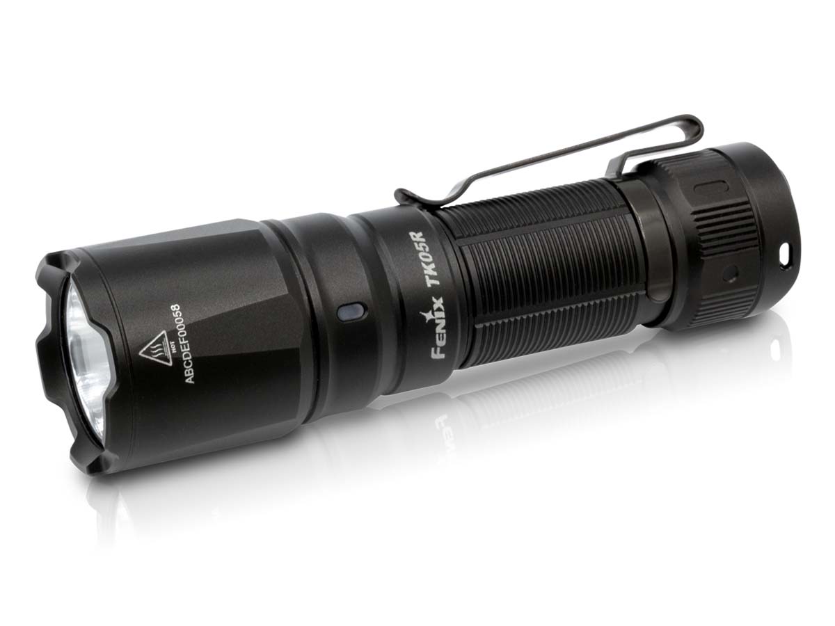Fenix TK05R Rechargeable LED Flashlight - High Lumens, Durable & Waterproof for Camping, Hiking, Emergency Use