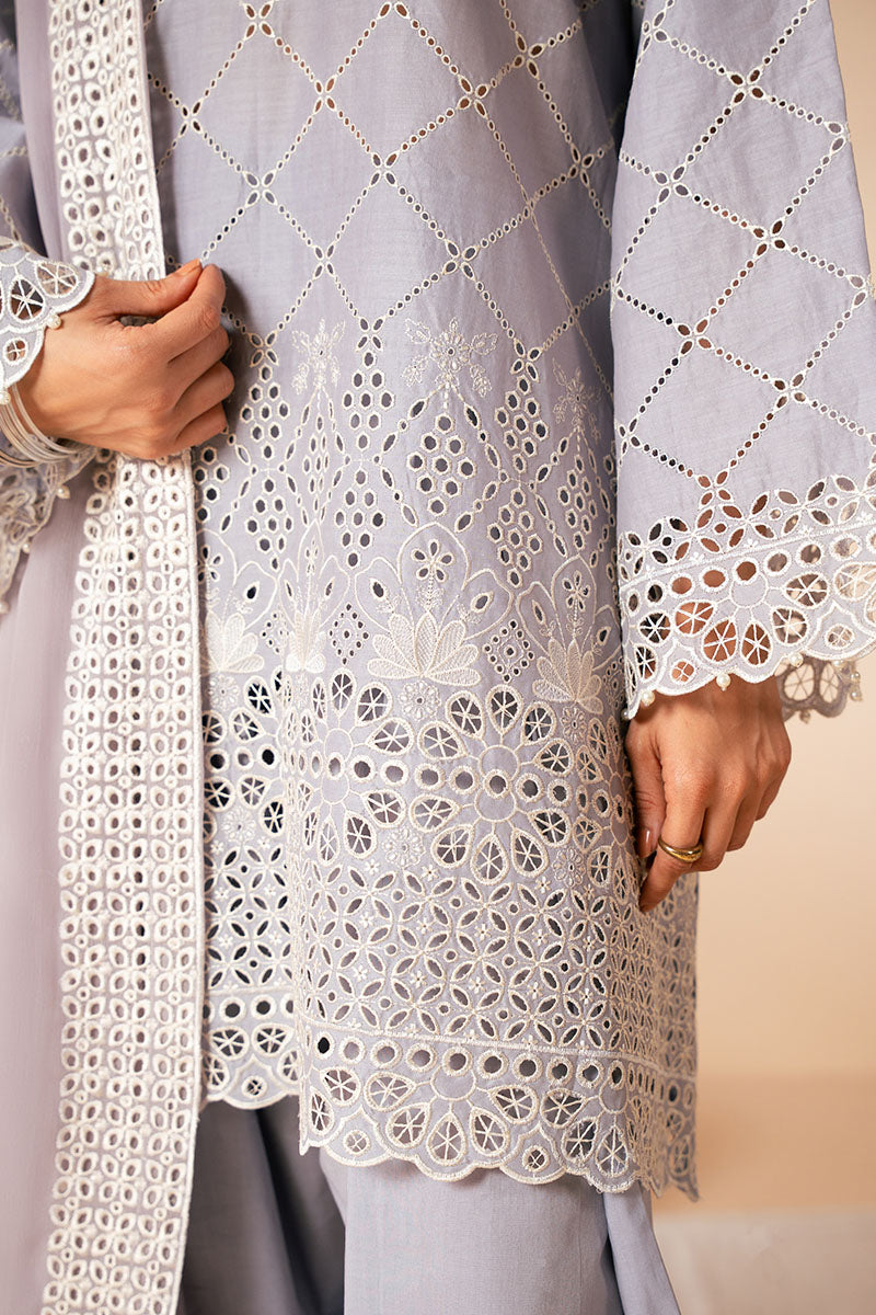 LAVENDER AURA 3PC CHIKANKARI SUIT | Hand Embroidered Cotton Kurta Set | Traditional Indian Ethnic Wear for Women | Perfect for Weddings, Festivals & Special Occasions