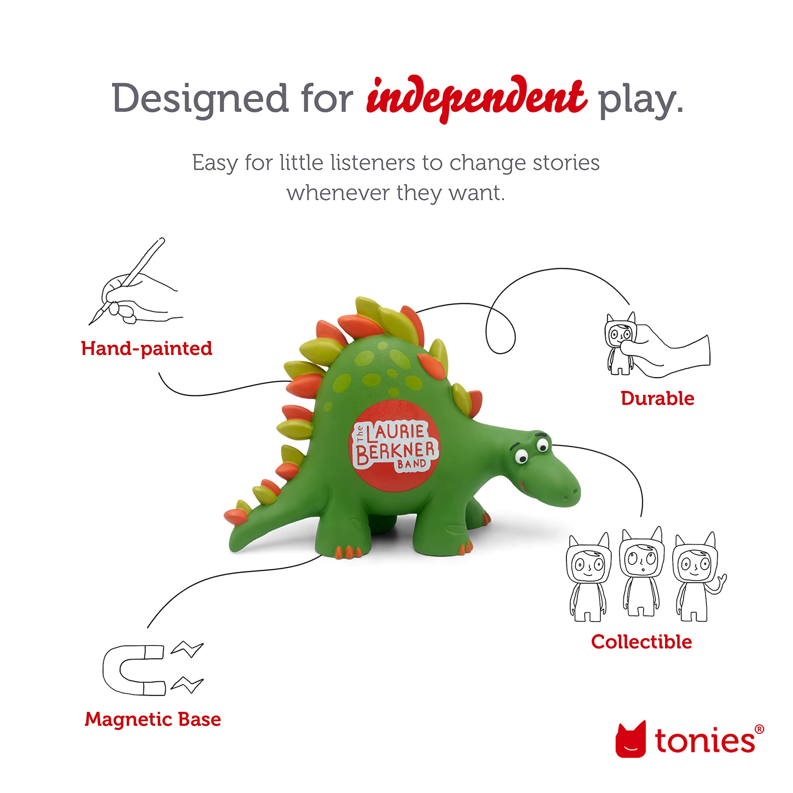 Tonies Laurie Berkner Audio Toy Figurine - Interactive Musical Playtime for Kids | Perfect for Bedtime Stories & Early Learning