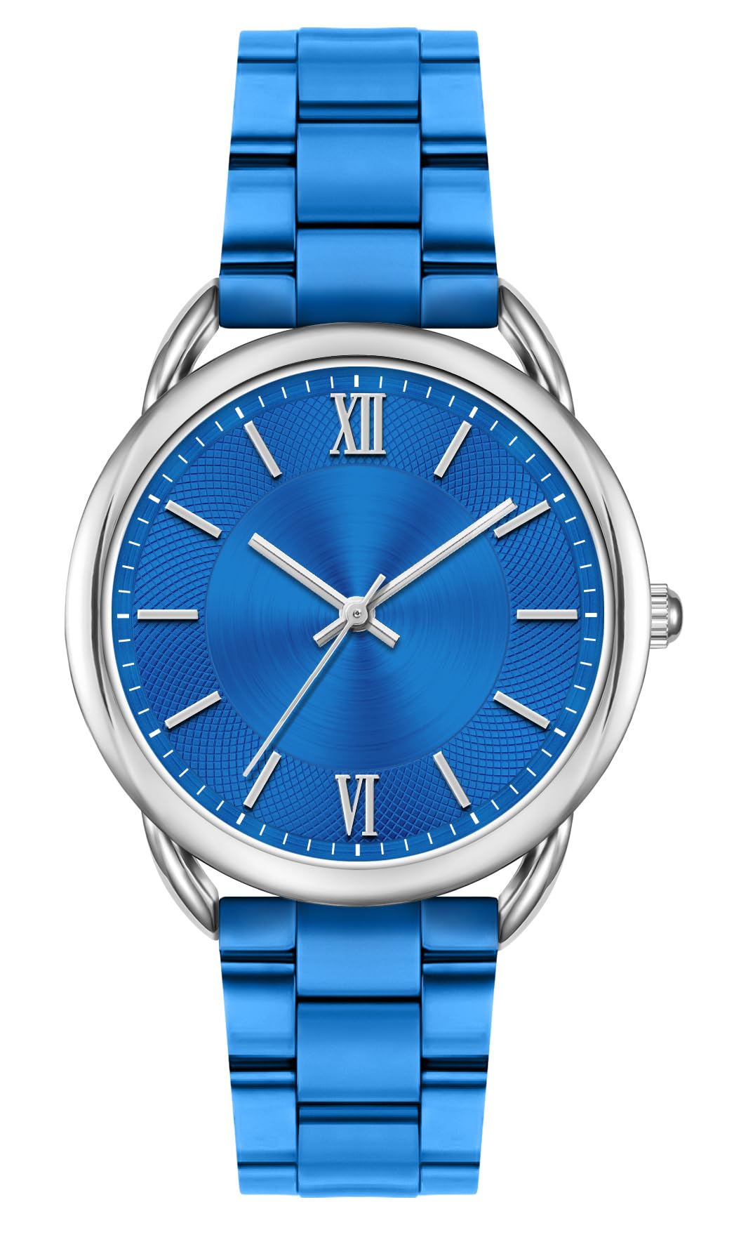Elegant Women's Metal Bracelet Watch with Roman Numerals - Waterproof & Easy to Read - Perfect for Office, Party & Everyday Wear