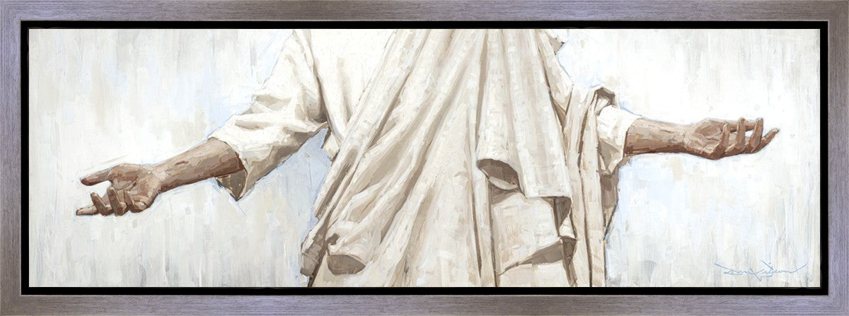 Arms of Redemption Gallery Wrap Canvas - Premium Wall Art Decor for Living Room, Bedroom & Office - Ready to Hang Modern Home Decor