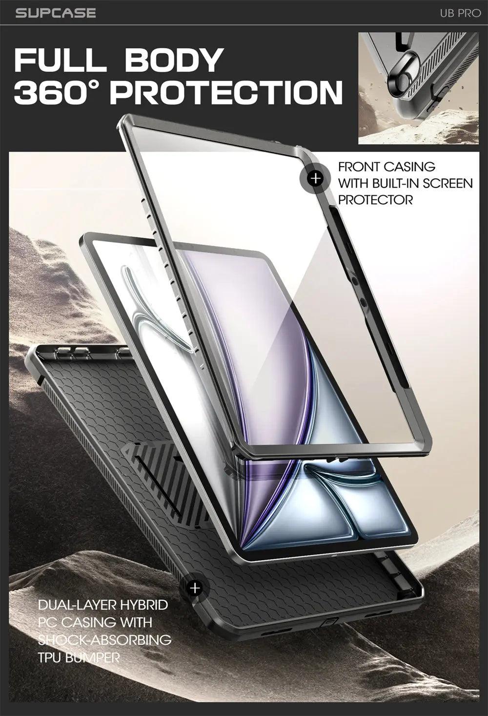 SUPCASE iPad Air 13 (2024) UB Pro Rugged Case - Shockproof Full-Body Protection Cover for iPad Air 13 2024 - Perfect for Outdoor, Travel & Work Use