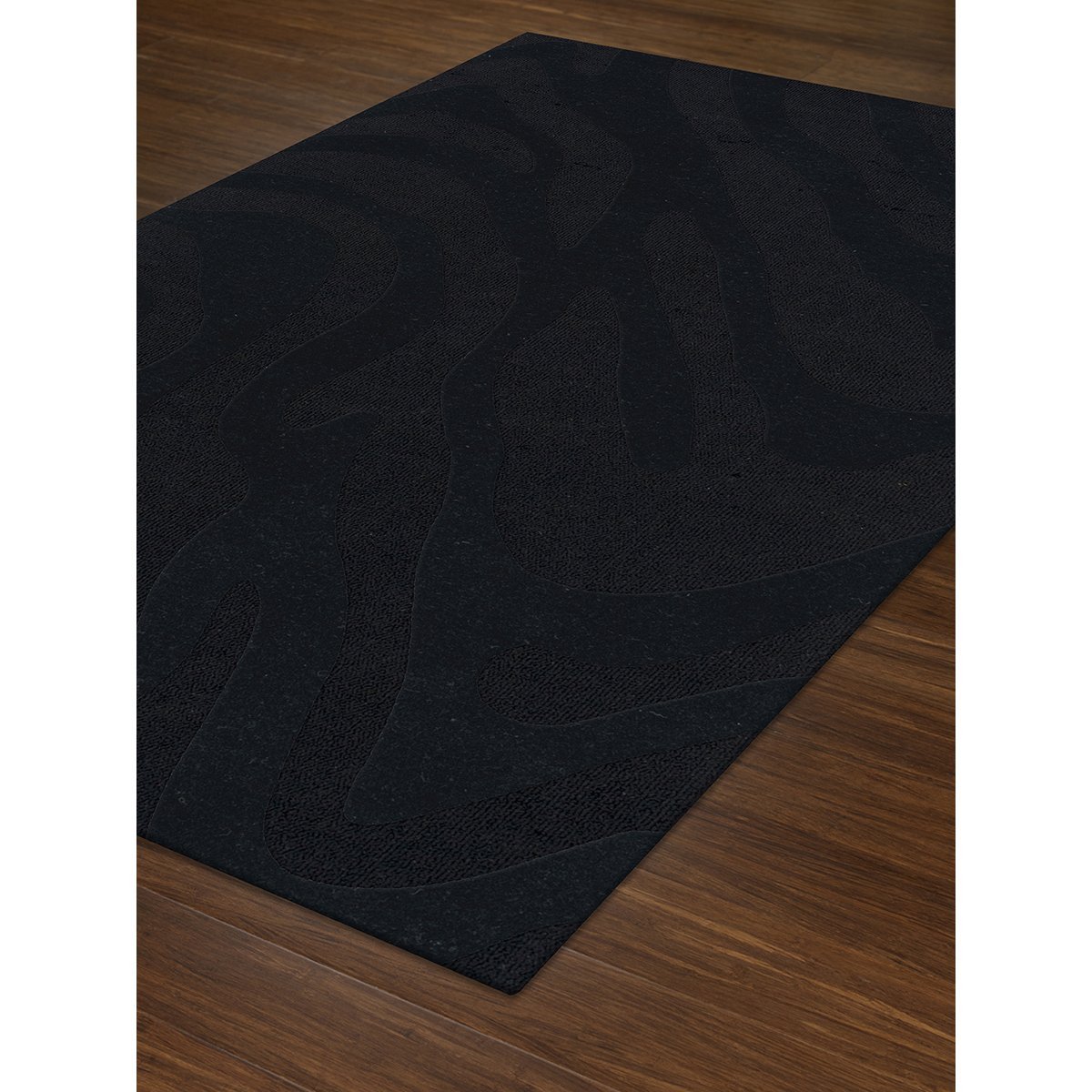 Premium Dalyn Rugs Dover DV2 Area Rug - 8' x 10' Black Indoor/Outdoor Carpet - Perfect for Living Room, Bedroom, Patio & High-Traffic Areas