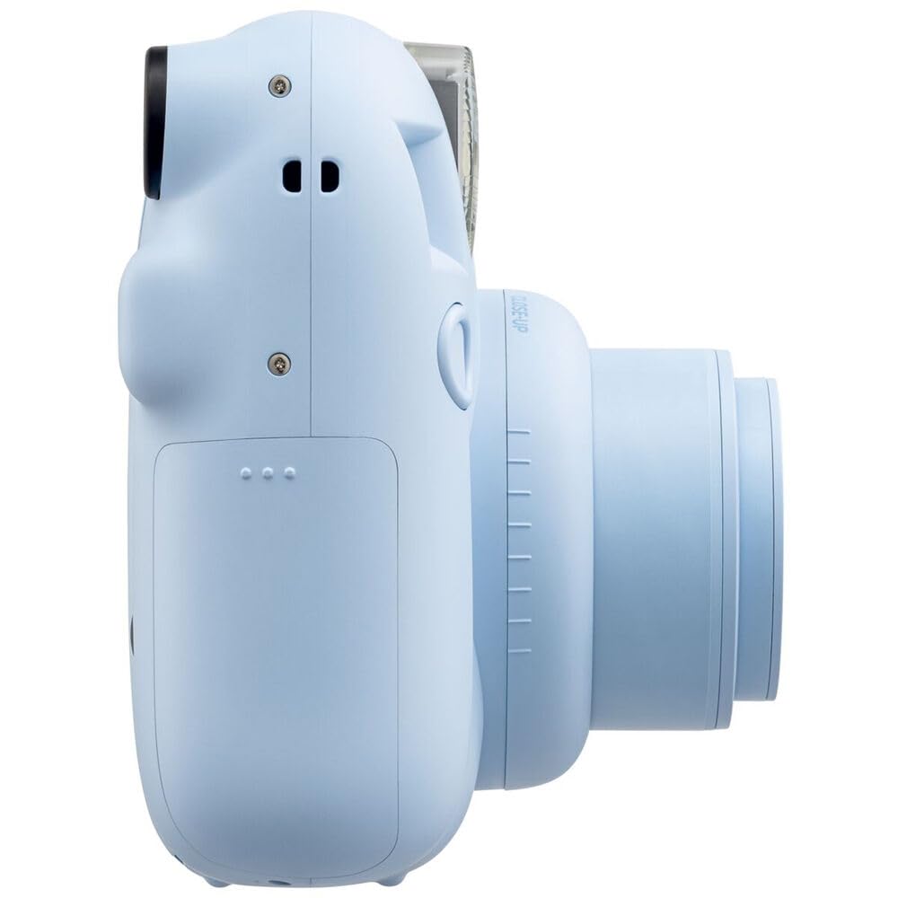 FUJIFILM INSTAX Mini 12 Instant Camera - Pastel Blue with 40 Exposures Film, Accessory Bundle, AA Batteries & Cleaning Cloth | Perfect for Parties, Travel & Instant Photo Gifts