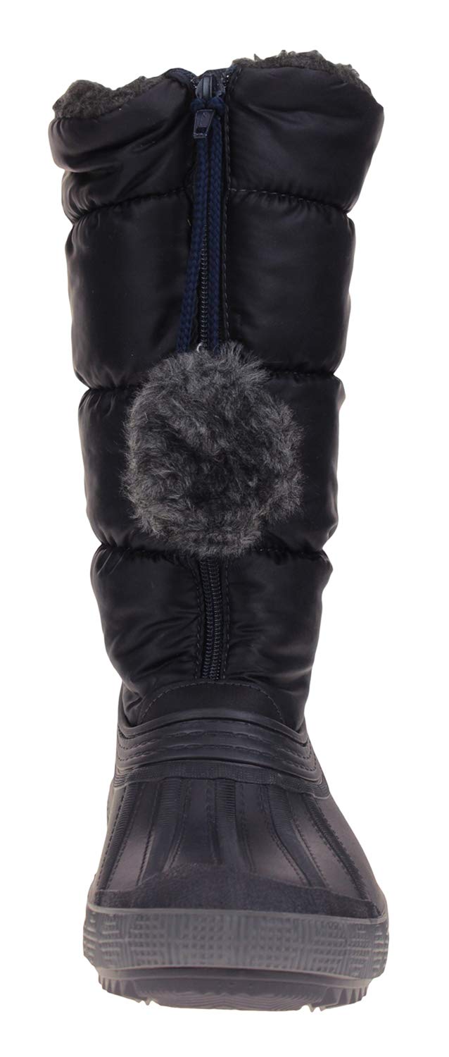 Pajar Women's Fay-Boot Waterproof Winter Snow Boots - Navy Blue - Warm Insulated Slip-Resistant Shoes for Cold Weather, Hiking & Outdoor Activities
