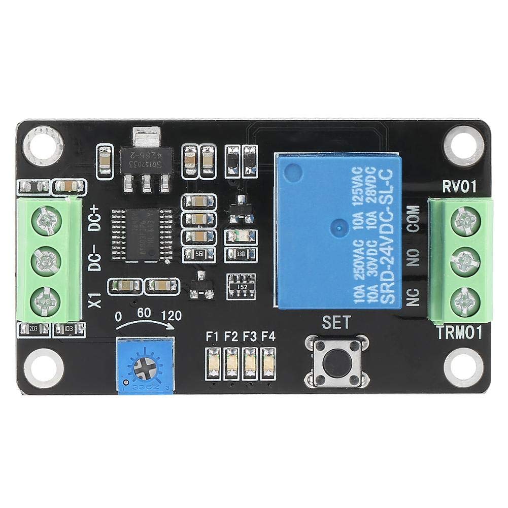 DC 5V/12V/24V Delay Timer Relay Module - Self-Locking ON/OFF Time Switch with Super 555 Timer Circuit - Perfect for Industrial Automation, Home Appliances, and DIY Electronics Projects