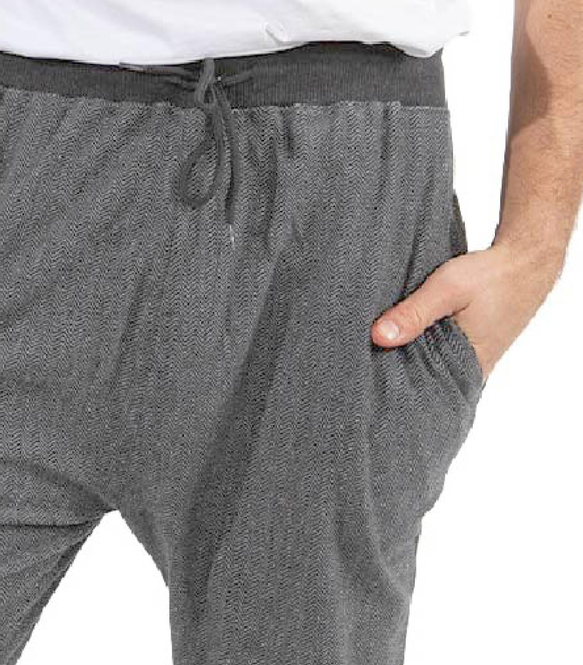 Men's Bottoms Out Knit Jersey Pajama Pants - Soft Lounge Pants with Elastic Waist & Drawstring, Comfortable Sleepwear for Home, Travel & Relaxation