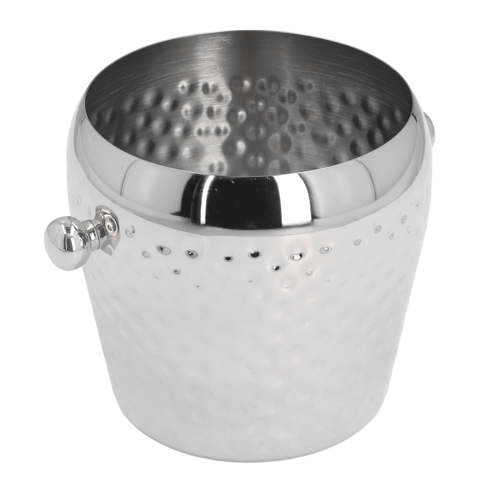 Premium Stainless Steel Ice Bucket for Beer & Champagne - Shiny Bar Party Cooler for Clubs, Weddings, and Outdoor Gatherings - Keeps Drinks Cold for Hours