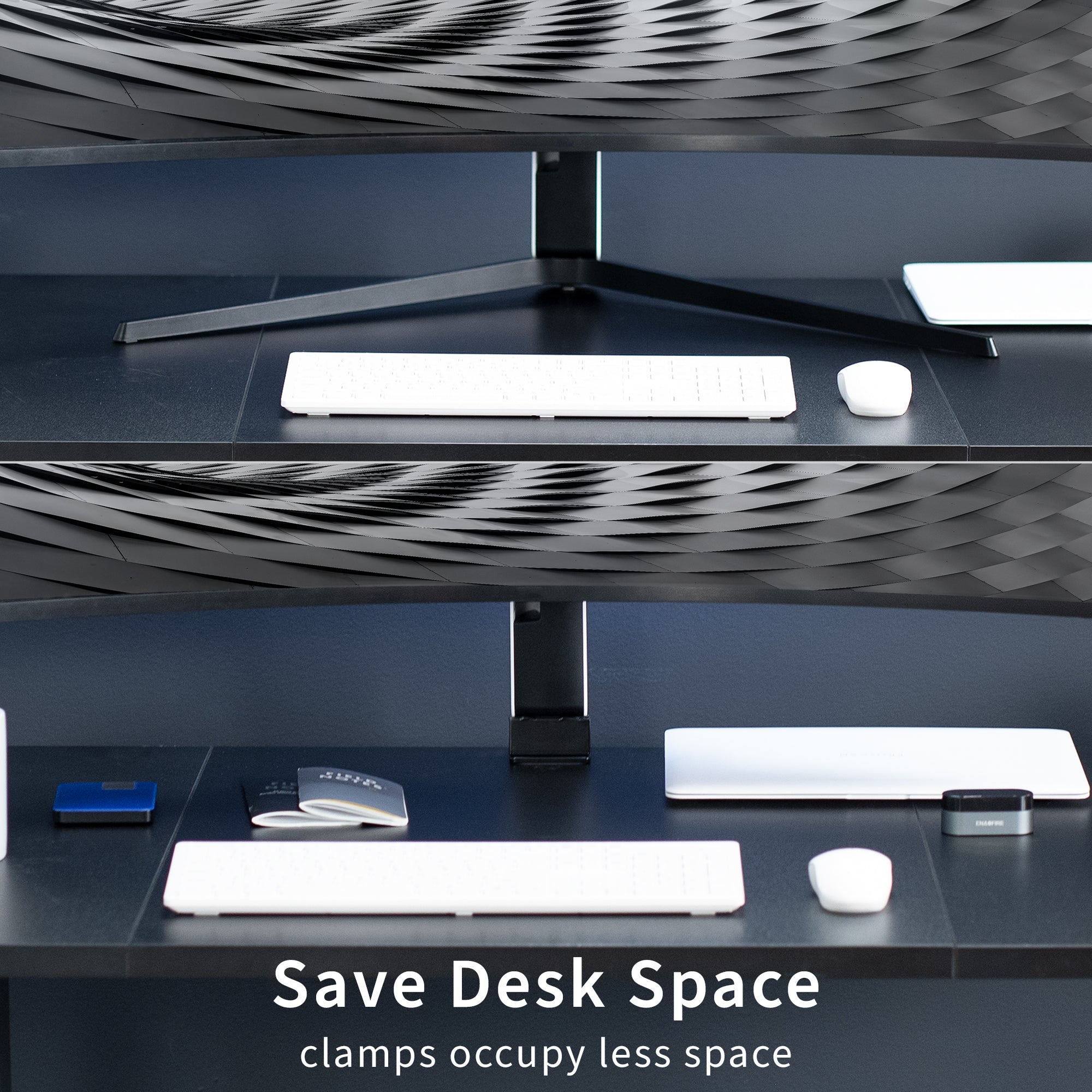 Samsung Monitor Stand Desk Clamp - OEM Compatible Mount for Samsung Monitors - Perfect for Home Office, Gaming & Workspace Setup