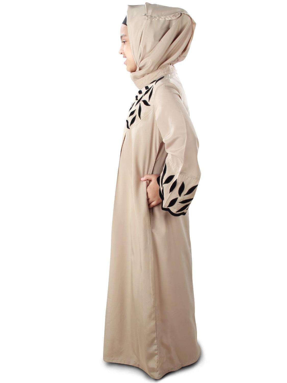 Mahreen Kids Abaya - Islamic Prayer Dress for Girls - Perfect for Eid, Mosque & Special Occasions