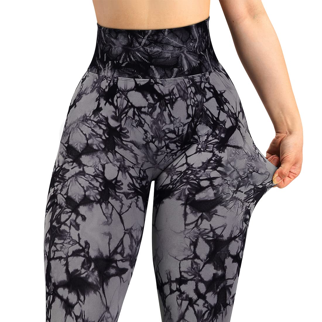 SUUKSESS Women's Seamless Butt Lifting Yoga Pants - High Waisted Tummy Control Workout Leggings for Gym, Running & Everyday Wear
