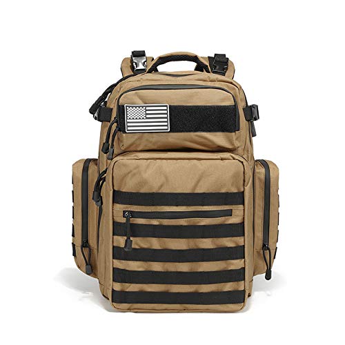 **HDUWNXKAO Fishing Backpack - Waterproof Tackle Storage Bag for Camping & Fishing Gear - Adjustable Shoulder Strap for Men - Perfect for Outdoor Adventures & Travel**    *Use Cases: Ideal for fishing trips, camping gear storage, outdoor adventures, and travel essentials.*